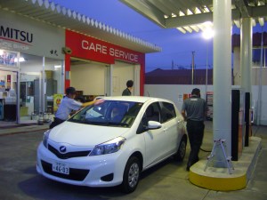 Gasoline station, Hokkaido