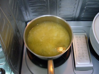 miso soup finished