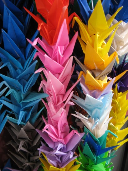 one thousand origami cranes
