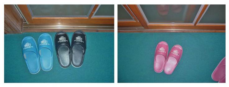 toilet slippers in japan