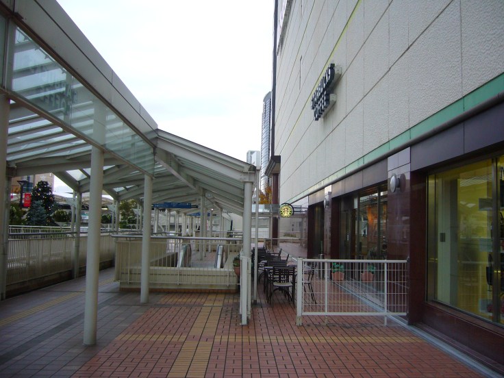 starbucks terrace in Toyota City, Japan