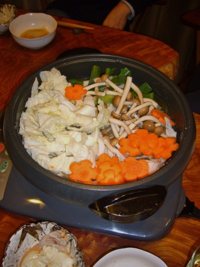 japanese nabe party more vegetables