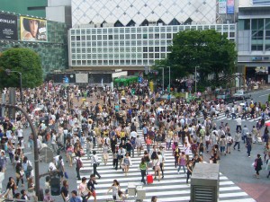 shibuya pedestrian crossing